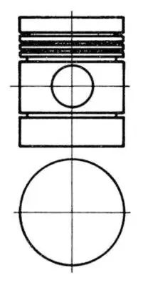 Kolben KOLBENSCHMIDT 91130600