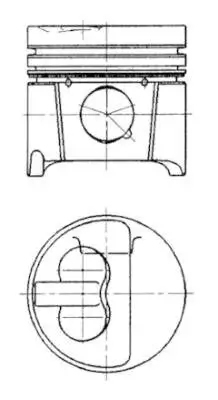 Kolben KOLBENSCHMIDT 94786700 Bild Kolben KOLBENSCHMIDT 94786700
