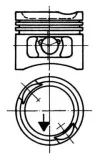 Kolben KOLBENSCHMIDT 93867710