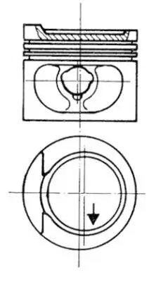 Kolben KOLBENSCHMIDT 93872600