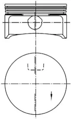 Kolben KOLBENSCHMIDT 99741610