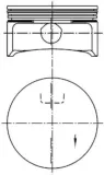 Kolben KOLBENSCHMIDT 99741601