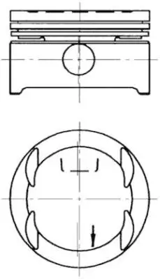 Kolben KOLBENSCHMIDT 94637600