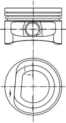 Kolben KOLBENSCHMIDT 99452620