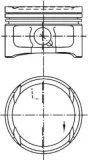 Kolben KOLBENSCHMIDT 99563600