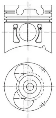 Kolben KOLBENSCHMIDT 99371600
