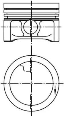 Kolben KOLBENSCHMIDT 99927610