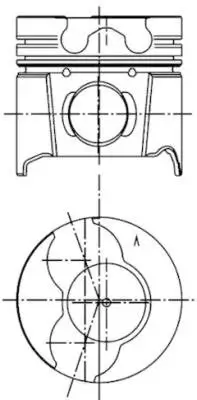 Kolben KOLBENSCHMIDT 99561600