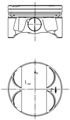 Kolben KOLBENSCHMIDT 40085600