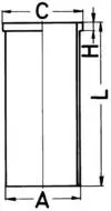 Zylinderlaufbuchse KOLBENSCHMIDT 89177190 Bild Zylinderlaufbuchse KOLBENSCHMIDT 89177190