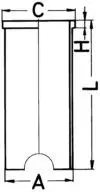 Zylinderlaufbuchse KOLBENSCHMIDT 89163190