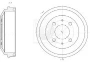 Bremstrommel NPS H340I05