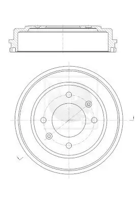 Bremstrommel NPS H340I10 Bild Bremstrommel NPS H340I10