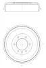 Bremstrommel Hinterachse NPS I340U03 Bild Bremstrommel Hinterachse NPS I340U03