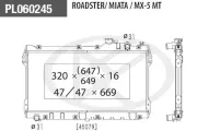 Kühler, Motorkühlung NPS M156A03