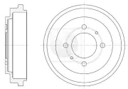 Bremstrommel Hinterachse NPS N340N11