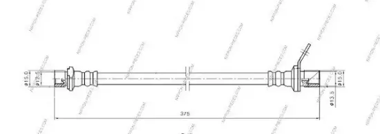 Bremsschlauch NPS T370A183 Bild Bremsschlauch NPS T370A183