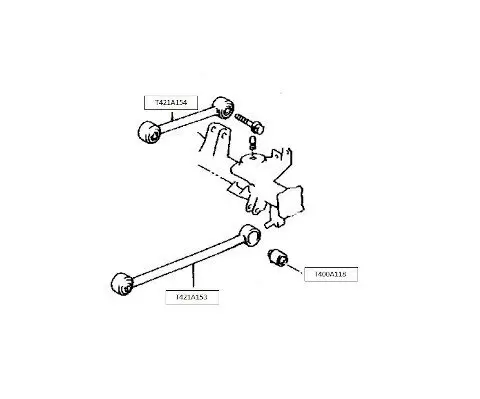 Lenker, Radaufhängung oben NPS T421A154