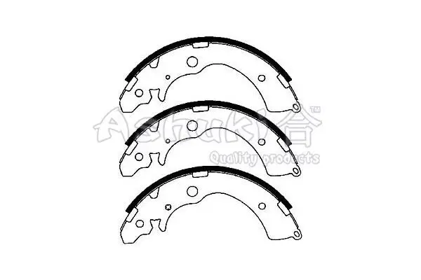 Bremsbackensatz ASHUKI by Palidium 1050-0204 Bild Bremsbackensatz ASHUKI by Palidium 1050-0204