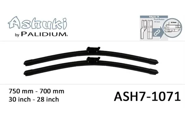 Wischblatt ASHUKI by Palidium ASH7-1071 Bild Wischblatt ASHUKI by Palidium ASH7-1071