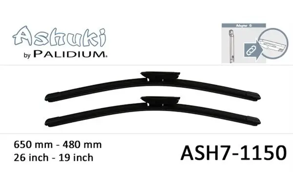 Wischblatt ASHUKI by Palidium ASH7-1150 Bild Wischblatt ASHUKI by Palidium ASH7-1150