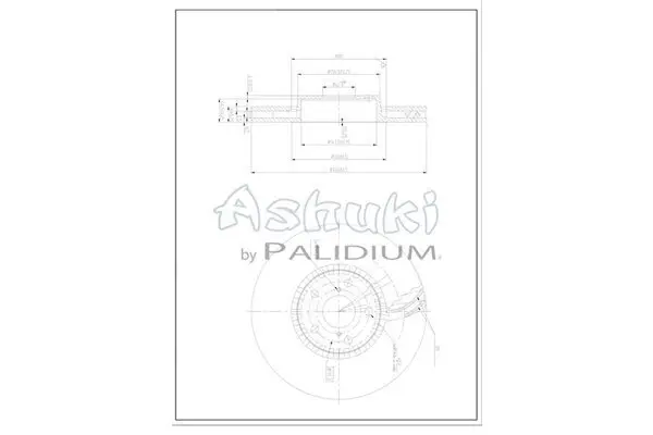 Bremsscheibe ASHUKI by Palidium L600-01 Bild Bremsscheibe ASHUKI by Palidium L600-01