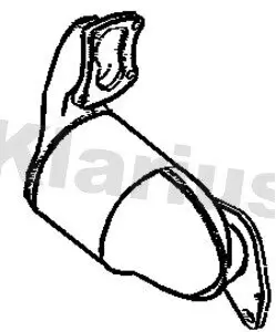 Katalysator KLARIUS 322081 Bild Katalysator KLARIUS 322081