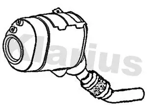 Ruß-/Partikelfilter, Abgasanlage KLARIUS 390485 Bild Ruß-/Partikelfilter, Abgasanlage KLARIUS 390485