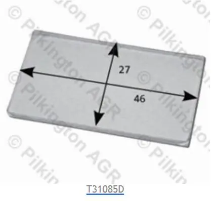 Gelpad, Optikkörper PILKINGTON 250021738