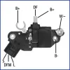 Generatorregler 14,5 V HITACHI 130593