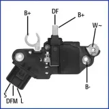 Generatorregler 14,5 V HITACHI 130593