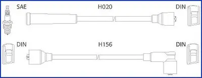 Zündleitungssatz HITACHI 134227