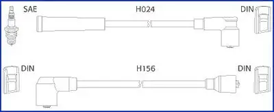 Zündleitungssatz HITACHI 134230