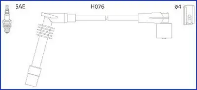 Zündleitungssatz HITACHI 134234
