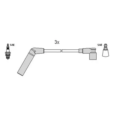 Zündleitungssatz HITACHI 134263 Bild Zündleitungssatz HITACHI 134263