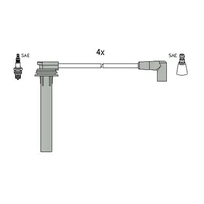Zündleitungssatz HITACHI 134269