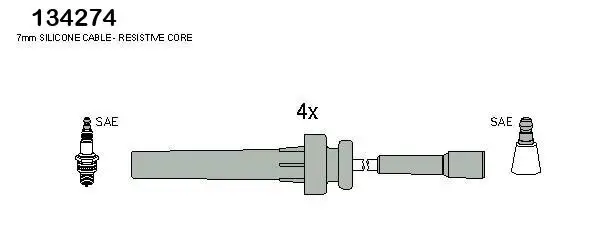 Zündleitungssatz HITACHI 134274