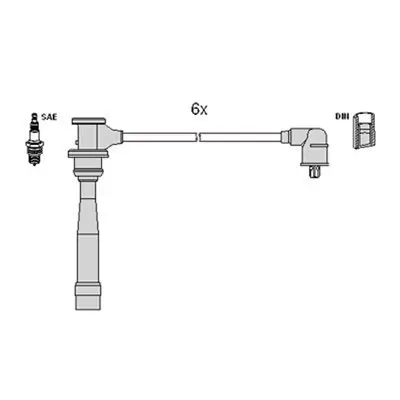 Zündleitungssatz HITACHI 134337