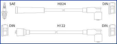 Zündleitungssatz HITACHI 134347
