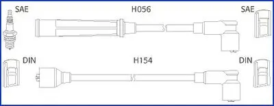 Zündleitungssatz HITACHI 134366