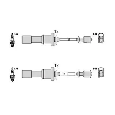 Zündleitungssatz HITACHI 134376