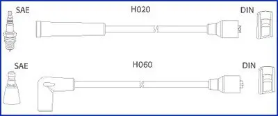 Zündleitungssatz HITACHI 134457