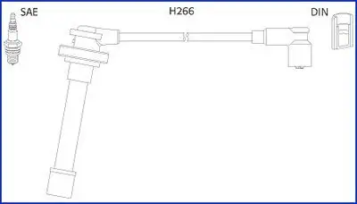 Zündleitungssatz HITACHI 134521