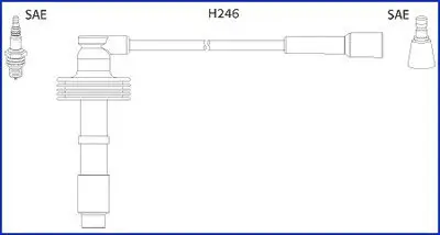 Zündleitungssatz HITACHI 134560