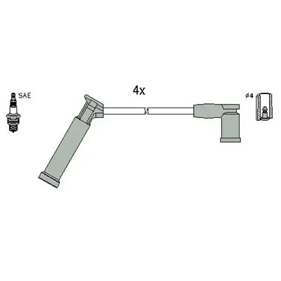 Zündleitungssatz HITACHI 134677