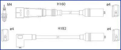 Zündleitungssatz HITACHI 134717