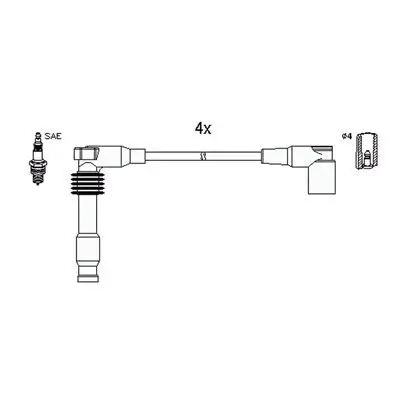 Zündleitungssatz HITACHI 134759