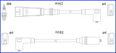 Zündleitungssatz HITACHI 134785