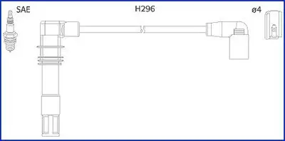 Zündleitungssatz HITACHI 134797