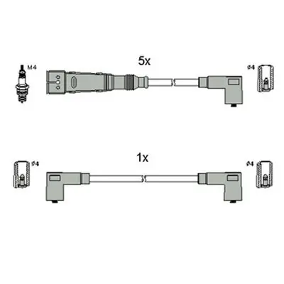 Zündleitungssatz HITACHI 134810